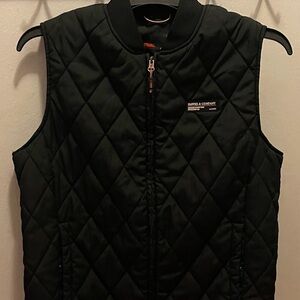 Hawke & Co Dark Quilted Vest
